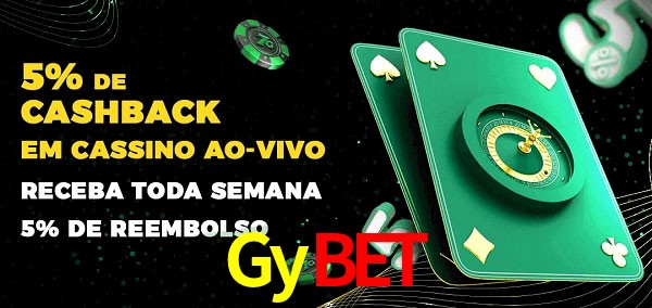 Promoções do cassino ao Vivo Gybet